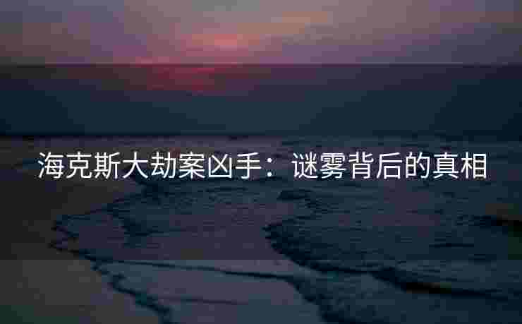 海克斯大劫案凶手：谜雾背后的真相
